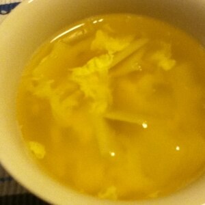 筍と卵のスープ
